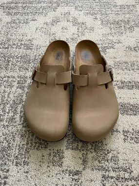 Birkenstock Boston Oiled  Leather Clogs size 44